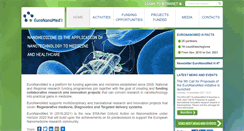 Desktop Screenshot of euronanomed.net