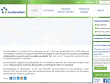 Tablet Screenshot of euronanomed.net